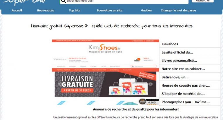 SuperOne : l’annuaire avec une qualité des liens optimaux