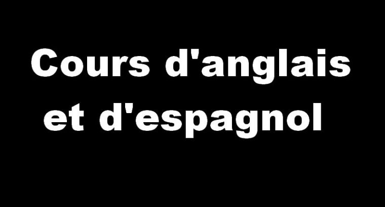 Cours d’anglais et d’espagnol pour enfants