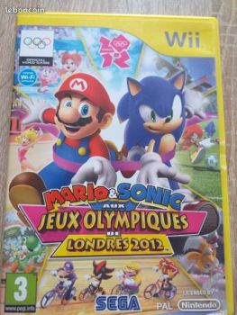 Vends jeu wii (Mario et Sonic aux jeux olympiques Londres 2012)