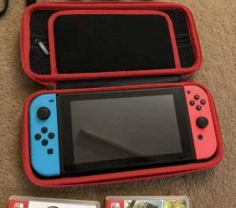 Vend Console Nintendo Switch 32 Go avec 10 jeux en Moselle